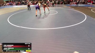 165 lbs Cons. Round 1 - Jake Ehrlich, Granite Bay vs Joe Hawkins, Spanish Springs