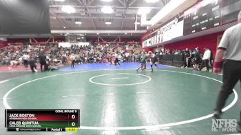 152 lbs Cons. Round 5 - Caleb Quintua, Casa Grande High School vs Jack Boston, Athenian High School