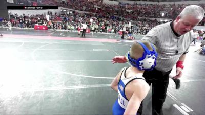 66 lbs Quarterfinal - Nickson Petri, Hartford vs Camden Sokol, Mineral Point Wrestling Club