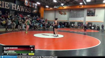 G-29 lbs Round 1 - Elaine Babcock, Pella vs Ella Brown, Cedar Rapids Kennedy