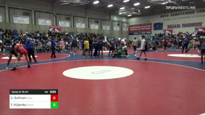 132 lbs Consi Of 16 #1 - Caen Sullivan, Buchanan vs Tim Kijjambu, Granite Bay