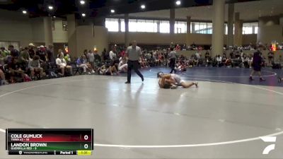 138 lbs Round 3 (6 Team) - Cole Gumlick, TNWA #2 vs Landon Brown, Guerrilla Red