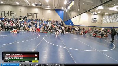 85 lbs Quarterfinal - Timmy Crittenden, South Summit Wrestling Club vs Brayden McMillan, Ravage