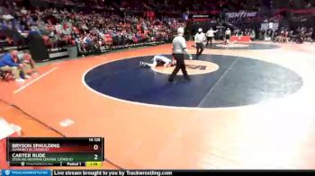 1 lbs Cons. Round 2 - Carter Rude, Sterling (Newman Central Catholic) vs Bryson Spaulding, Elmhurst (IC Catholic)