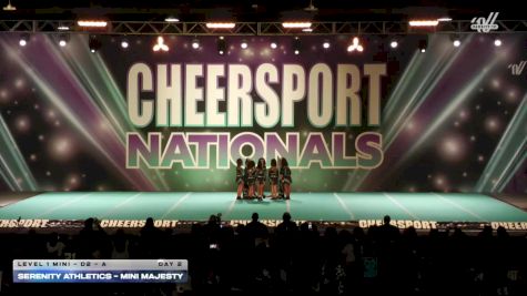 Serenity Athletics - Mini Majesty [2026 L1 Mini - D2 - A Day 2] 2026 CHEERSPORT National All Star Cheerleading Championship