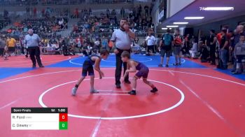 60 lbs Semifinal - Rocky Ford, Vian Wrestling Club vs Chance Dewey, Blue T Panthers
