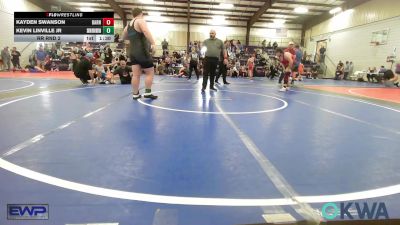 Rr Rnd 2 - Kayden Swanson, Barnsdall Youth Wrestling vs KEVIN LINVILLE Jr, Skiatook Youth Wrestling