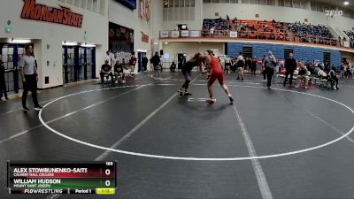 165 lbs Champ. Round 2 - Alex Stowbunenko-Saitschenko, Calvert Hall College vs William Hudson, Mount Saint Joseph