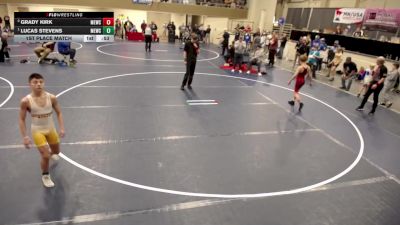 14U - 92 lbs 1st Place Match - Ivan Larsen, Kasson-Mantorville Wrestling Club vs Nathan Hoopman, MN Elite Wrestling Club