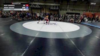 45 kg Quarterfinal - Riley Crandall, Steller Trained Embo - HSE vs Brady Genard, Mat Assassins Black - HSE