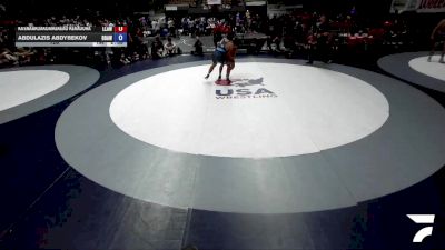 132 lbs Ka'Enaakoakoaikekeao Kekauoha, LAWA - Los Angles Wrestling Association vs Abdulazis Abdybekov, BAWA-Bay Area Wrestling Association