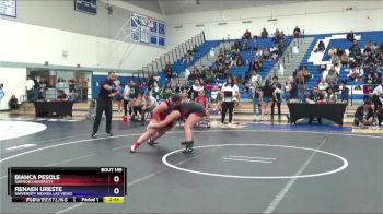 207 lbs Semifinal - Renaeh Ureste, University Nevada Las Vegas vs Bianca Pesole, Simpson University