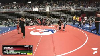 53 lbs Cons. Round 6 - Laric McGee, Touch Of Gold Wrestling Club vs Case Miller, WR Wildcats Wrestling