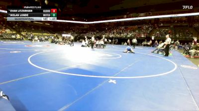 113 Class 3 lbs Quarterfinal - Evan Litzsinger, Hillsboro vs Nolan Londe, Whitfield