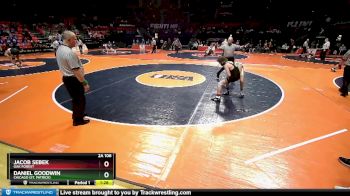 2A 106 lbs Quarterfinal - Daniel Goodwin, Chicago (St. Patrick) vs Jacob Sebek, Oak Forest