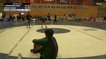 133 lbs Champ. Round 1 - Christopher Garza, Lemoore College vs Shelby Cannon, Victor Valley College