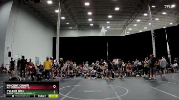 115 lbs Round 3 (8 Team) - Vincent Criniti, Mat Warriors White vs Tyheim Bell, Junior Terps USA Allstars