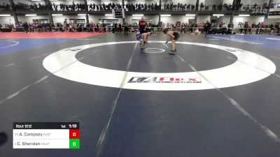 108 lbs Quarterfinal - Austin Bronco Campsey, East Hampton-prsn-bhampton-ross vs Connor Sheridan, Hauppauge