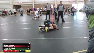 100 lbs Round 1 (4 Team) - Kasen Spencer, Mi Pitbulls vs Tavan Mason, Peer Pressure Elite