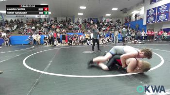 160 lbs Rr Rnd 2 - Kayden Carter, Morrison Takedown Club vs Henry Hanzlicek, Harrah Little League Wrestling