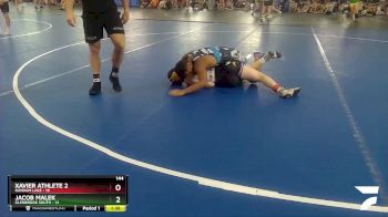 144 lbs Round 3 (4 Team) - Xavier Athlete 2, Random Lake vs Jacob Malek, Glenbrook South