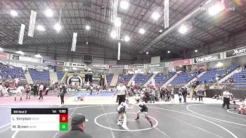 85 lbs Rr Rnd 2 - Lucas Simpson, Meeker vs Max Brown, Bear Cave WC