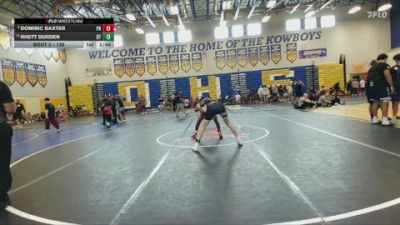 126 lbs Champ. Round 3 - Dominic Baxter, Pace High vs Rhett Durden, Bartram Trail