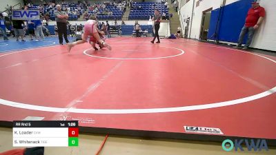 80 lbs Rr Rnd 5 - Kendra Loader, Caney Valley Wrestling vs Sophia Whitenack, Tiger Trained Wrestling