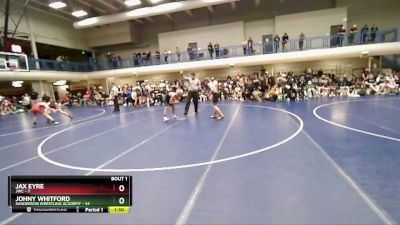 110 lbs Finals (2 Team) - Jax Eyre, JWC vs Johny Whitford, Sanderson Wrestling Academy