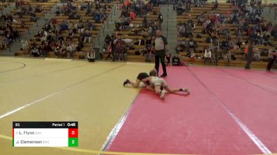 85 lbs Cons. Round 1 - Logan Flynn, Summit Wrestling Academy vs Jack Clemenson, Bison Wrestling Club