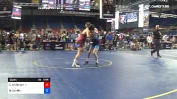 120 lbs Rnd Of 64 - Cale Anderson, Wisconsin vs Nick Smith, Alabama