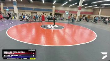 160 lbs Cons. Round 2 - Emanuel Coca-Castro, Dumas Wrestling vs Kaiden Antonacci, 3F Wrestling