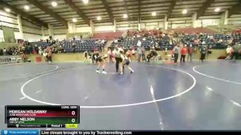 112 lbs Cons. Semi - Abby Nelson, Top Of Utah vs Morgan Holdaway, Juab Wrestling Club