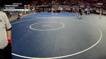 G 145 lbs Cons. Round 3 - Mia Roberts, Zachary Girls vs Sophie CHaisson, Kenner Discovery Health Science Girls