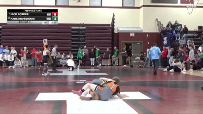 132 lbs Round 3 - Jack Border, Hinton vs Kade Krusemark, Waterloo East