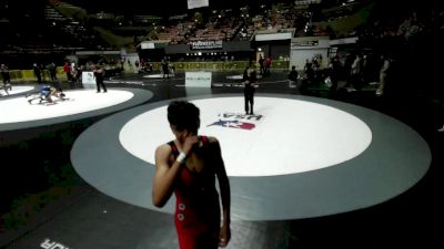 132 lbs Cons. Sub-rd Of 16 - Jordan Gonzalez, Liberty Ranch High School Wrestling vs Kaeyo Nadonza, El Camino SSF High School Wrestling