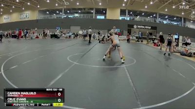 88 lbs Quarterfinal - Camden Magluilo, Warhawks vs Cruz Evans, Hard Rock Concrete