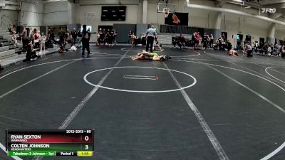 85 lbs Cons. Semi - Colten Johnson, Headhunters vs Ryan Sexton, Warhawks