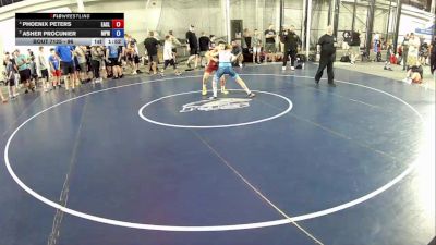 96 lbs Cons. Semis - Phoenix Peters, Eagle Club vs Asher Procunier, Michigan Premier WC