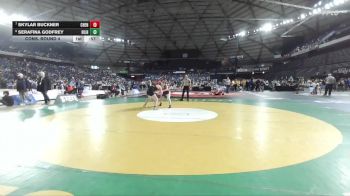 Girls 3A 145 lbs Cons. Round 4 - Skylar Buckner, Cheney (Girls) vs Serafina Godfrey, Highline (Girls)