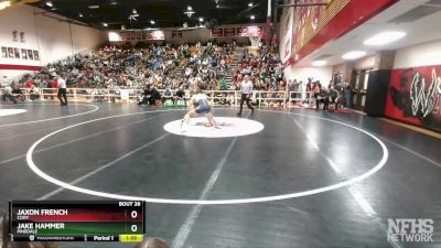 138 lbs Champ. Round 1 - Jake Hammer, Pinedale vs Jaxon French, Cody