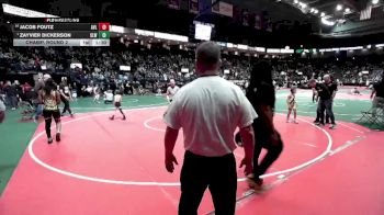 130 lbs Champ. Round 2 - Zayvier Dickerson, SLW1 vs Jacob Foutz, AVL1