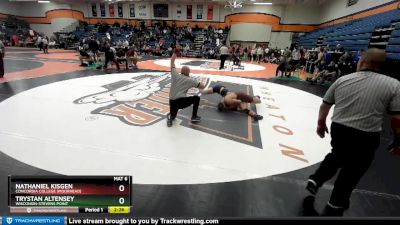 184 lbs Cons. Round 2 - Nathaniel Kisgen, Concordia College (Moorhead) vs Trystan Altensey, Wisconsin-Stevens Point