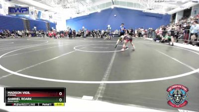 55 lbs Cons. Semi - Madison Vigil, Pomona vs Gabriel Roark, Open Mats