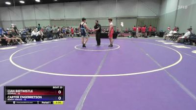 215 lbs Semis & 3rd Wb (16 Team) - Cian Birtwistle, Georgia vs Carter Engebretson, North Dakota