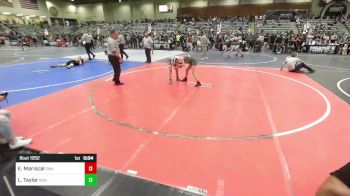 94 lbs 3rd Place - Evelyn Mariscal, Swamp Monsters WC vs Lillyin Taylor, Run To Danger