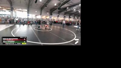98 lbs Cons. Round 1 - Braylee Brittainwinn, Wesley Club Wrestling vs Bella Fernandez, Takedown-City Wrestling