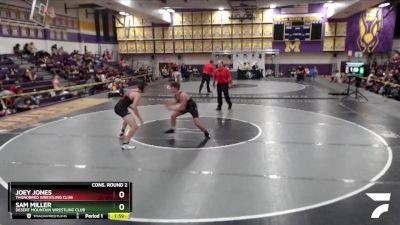 132 lbs Cons. Round 2 - Sam Miller, Desert Mountain Wrestling Club vs Joey Jones, Thorobred Wrestling Club