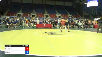 126 lbs Cons 64 #2 - Cruz Lara, Kansas vs Matthew Feia, Wisconsin