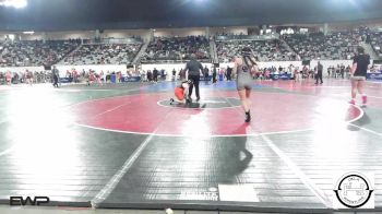 128 lbs Consi Of 32 #2 - Serenity Watson, Enid Junior High vs Harper Stand, Tahlequah JH Girls